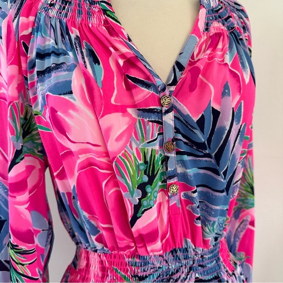 New NWOT Lilly Pulitzer Pauline Midi Dress M - Picture 11 of 12